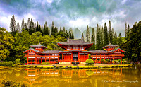 Byodo-In Temple.  This photo won "Reflections" category in my photo club.