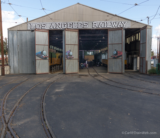 The Trolley Barn - Car House #1. The Los Angeles Railway