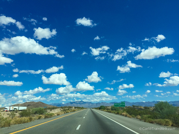 Unusual clouds for the Arizona desert.