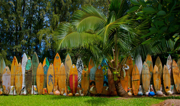 Surfboard Fence (inside) Peahi, Maui