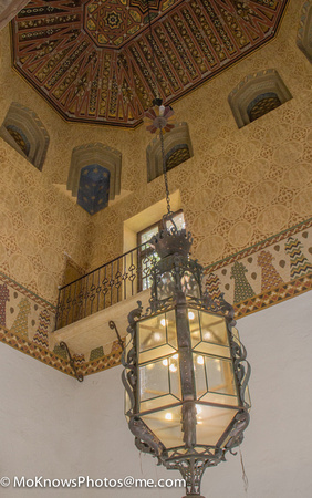 Stairway lantern in the stairway