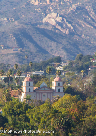 The Mission from the clock tower.