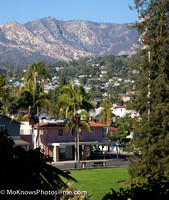 View north to the Montecito Peak