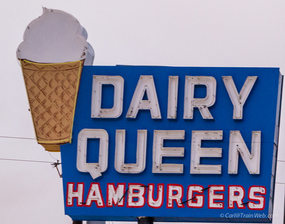 Classic DQ sign in Holbrook, Arizona