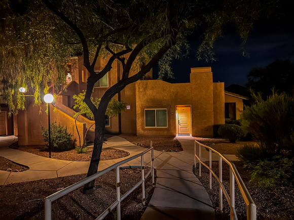 Plentiful handrails around the property