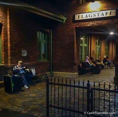 Flagstaff awaiting Southwest Chief to return west to Fullerton