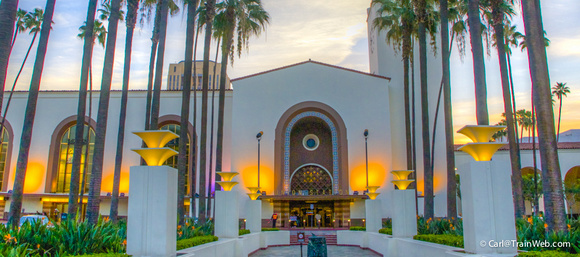 West entrance to Los Angeles Union Station