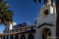 Historic Santa Fe Station in San Diego.