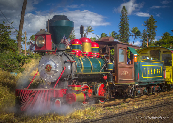 Lahaina, Kaanapali and Pacific Railroad, Sugar Cane Train, Lahaina, Maui, Hawaii
