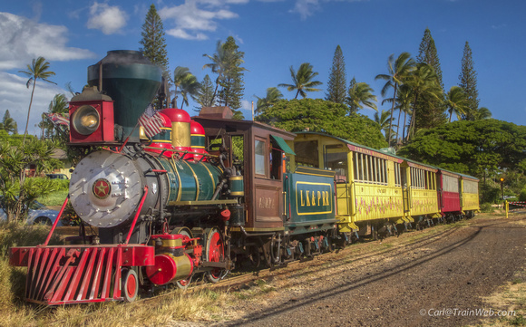 Lahaina, Kaanapali and Pacific Railroad, Sugar Cane Train, Lahaina, Maui, Hawaii